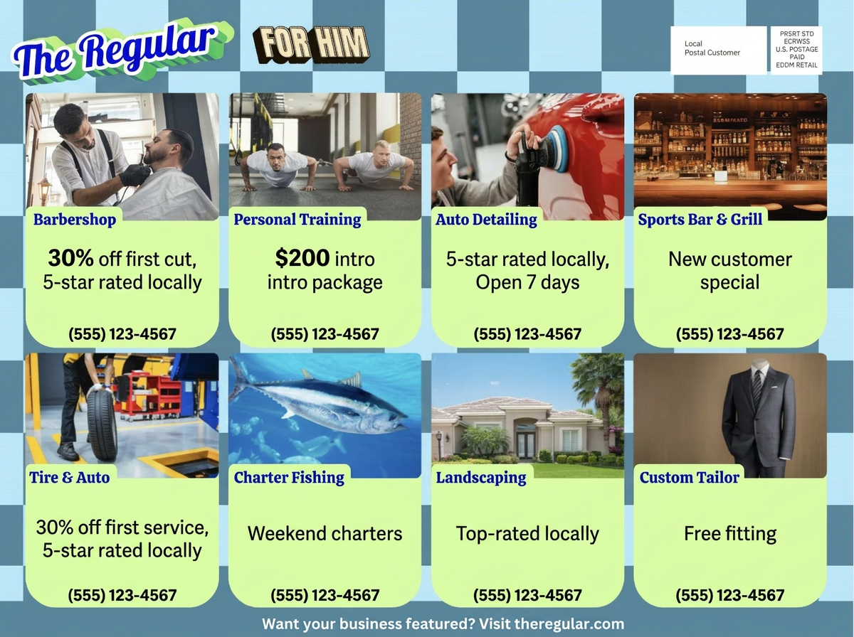 Sample edition, For Him